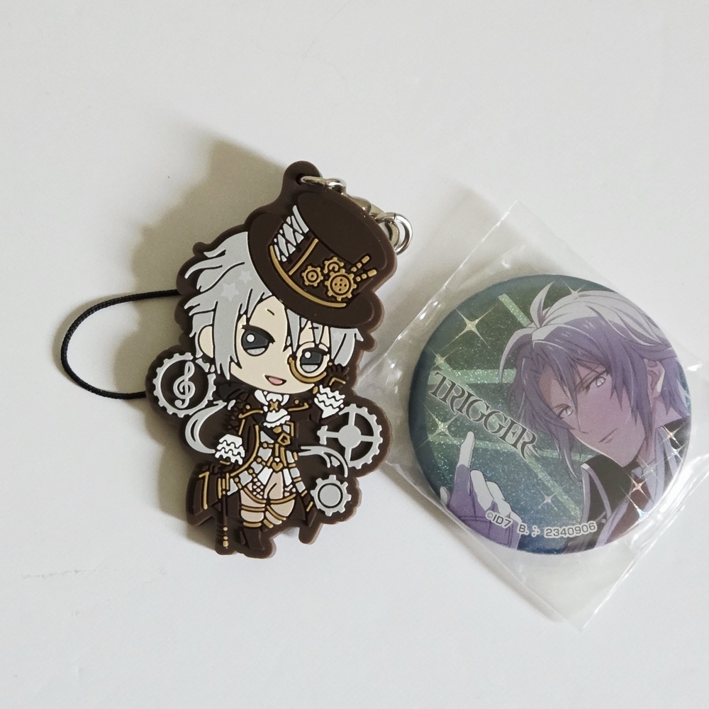 *3 for $30* idolish7 - Yaotome Gaku - Character Keychain & Pin Badge Lot - Otome